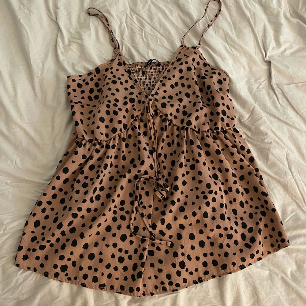 shein cheetah tank top!!!